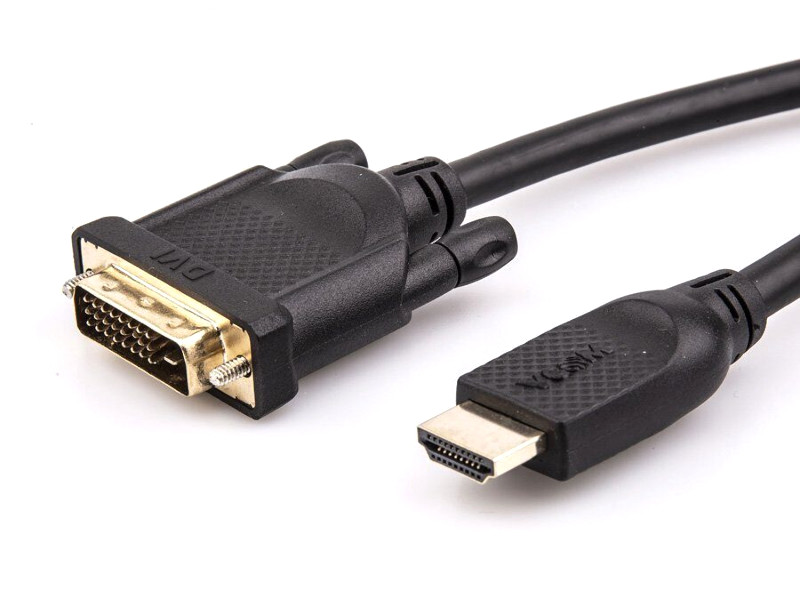 Кабель HDMI AM/DVI(24+1)M, 7.5м, CU, 1080P@60Hz, 2F, VCOM <CG484GD-7.5M>