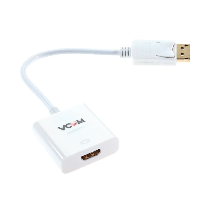 Кабель-переходник DisplayPort(M) ---> HDMI(F) 0.2m 4K@30Hz VCOM <CG601>