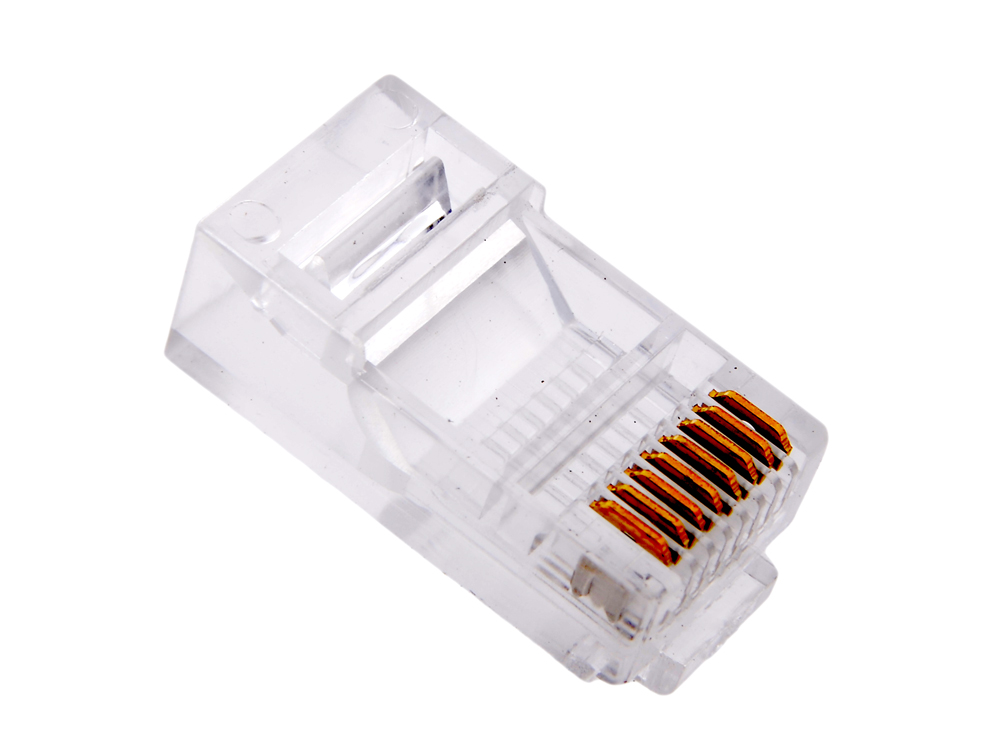 Коннекторы RJ-45 (8P8C) для UTP кабеля 5 кат. ( упаковка 100 шт.) VCOM <VNA2200-1/100>