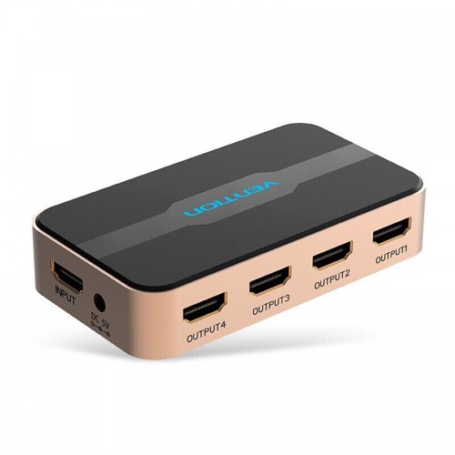 Разветвитель - сплиттер Vention HDMI 19F/4x19F на 4 монитора ACCG0