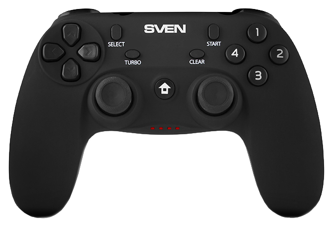 Беспроводной геймпад SVEN GC-3050 (13 кл. 2 мини-джойстика, D-pad, Soft Touch, PC/PS3/Xinput)