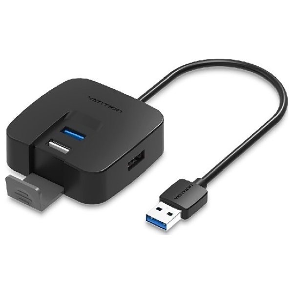 Концентратор Vention CHABD (OTG USB 2.0/ USB 3.0 на 4 порта Черный - 0.5м.)