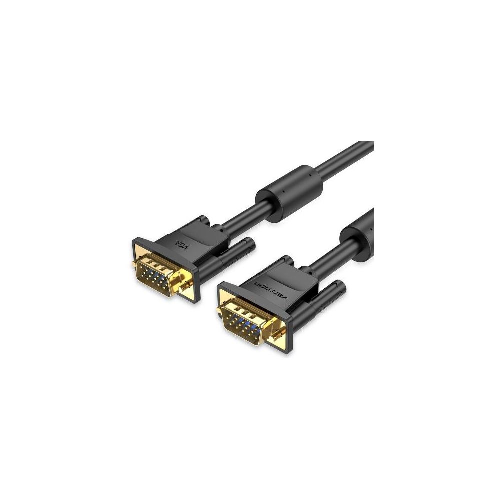 Кабель Vention VGA 15M/15M с 2 ферритовыми фильтрами - 5м