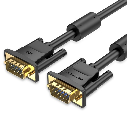 Кабель Vention VGA 15M/15M с 2 ферритовыми фильтрами - 5м