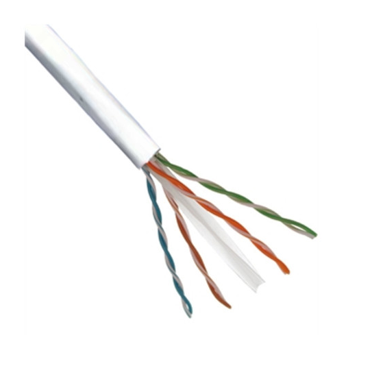 CS34Z3 Кабель U/UTP Кат. 6, LSZH, коробка 305м, белый/ CS34Z3 CAT6 UTP SOLID PR04 WH LSZH 305M PB