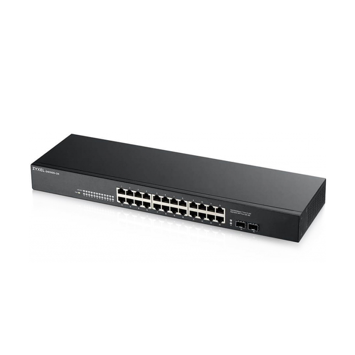 Коммутатор Zyxel GS1100-24 v3 GS1100-24-EU0103F 24x1Гбит/с 2SFP неуправляемый