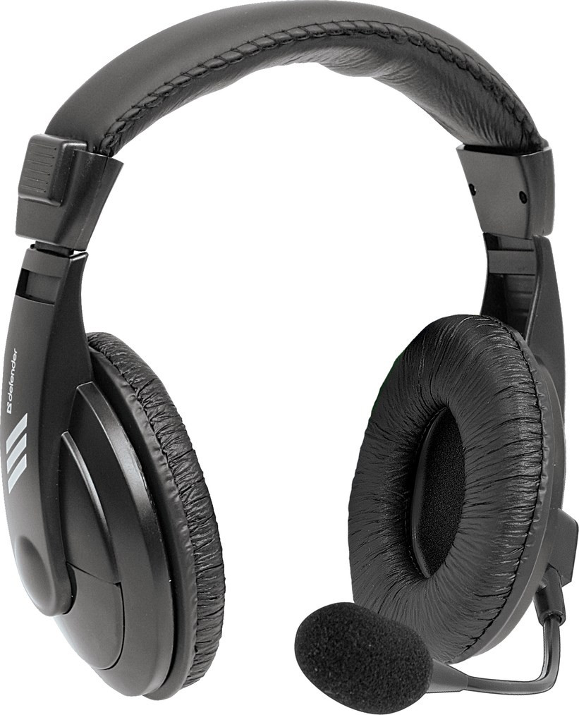 Defender Компьютерная гарнитура Gryphon 750U USB, черный, 1.8м кабель