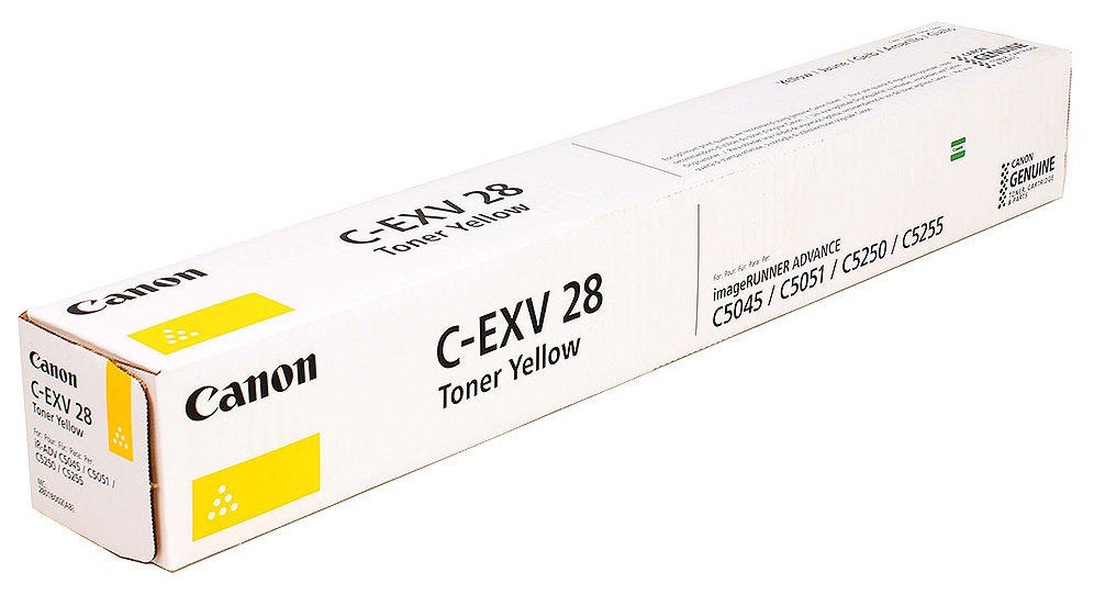 Тонер-картридж CANON C-EXV-28 Y желтый