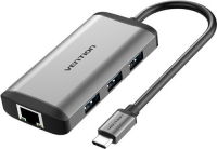 Мультифункциональный хаб Vention USB Type C 6 в 1 (CNCHB)