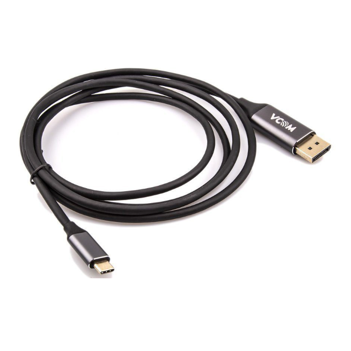 Кабель-адаптер USB 3.1 Type-Cm --> DP(m) 4K@60Hz, 1.8m , Aluminium Shell,VCOM <CU422MC-1.8M>