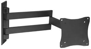 Кронштейн для телевизора Arm Media LCD-7101 черный 10"-26" макс.15кг настенный поворотно-выдвижной и наклонный
