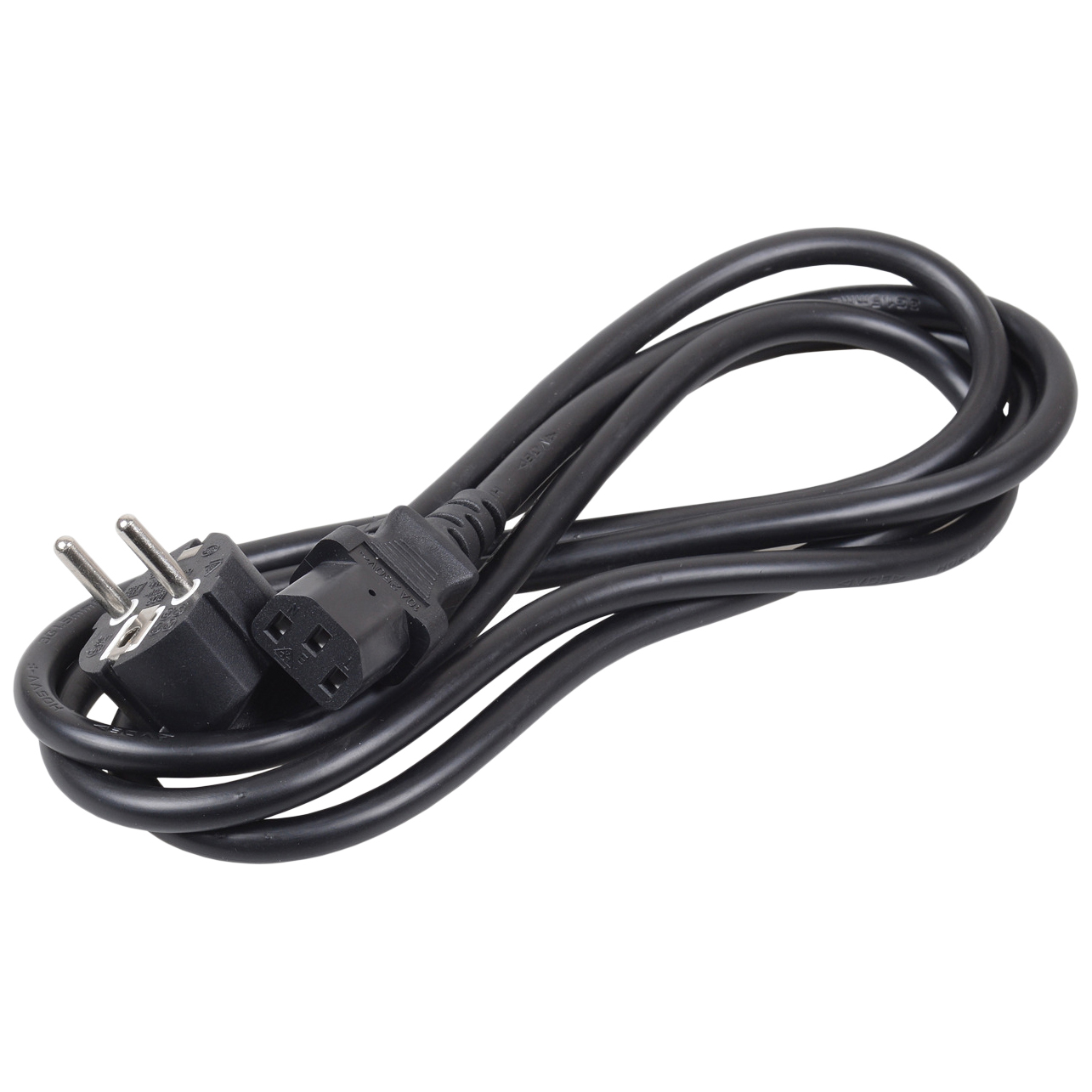 Шнур питания ITK PC-C13D-3M C13-Schuko проводник.:3x1.5мм2 3м 230В 10А (упак.:1шт) черный