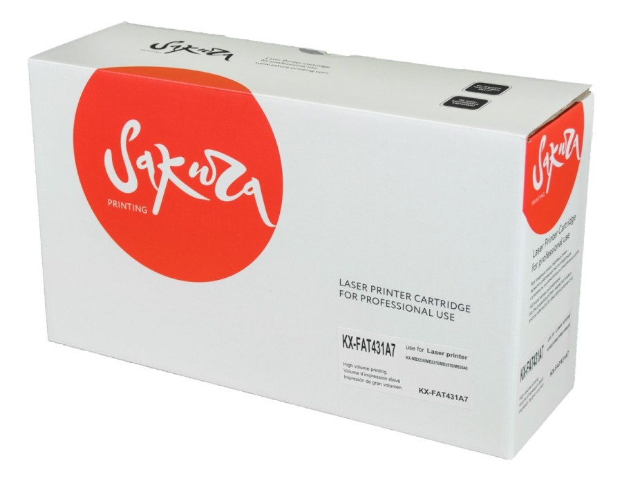 Тонер-картридж SAKURA KXFAT431A7 для Panasonic (black), 6000 стр.