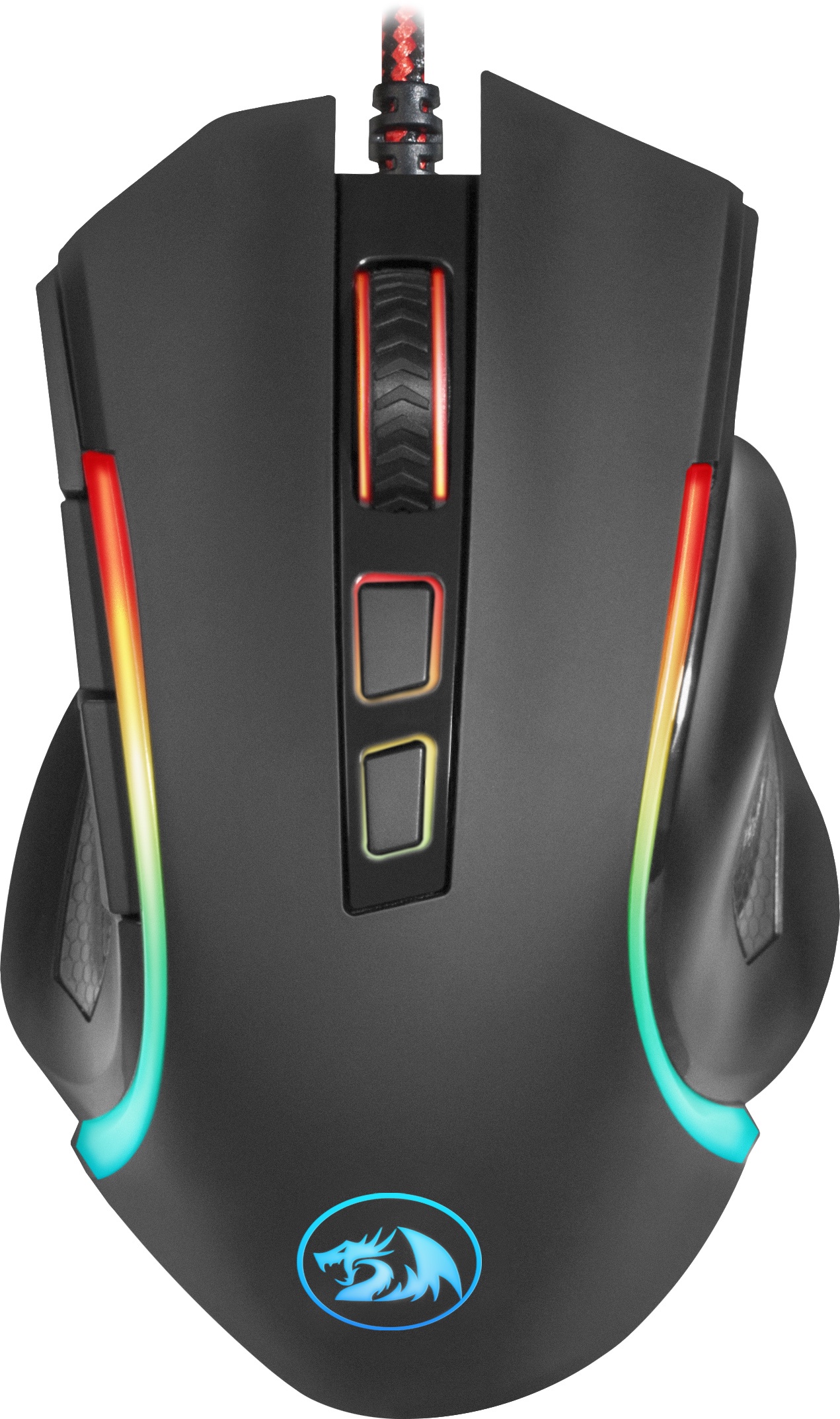 Redragon Проводная игровая мышь Griffin оптика,RGB,7200dpi