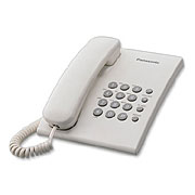 Panasonic KX-TS2350RUW (белый) {повтор номера, регул-ка громкости, кр.на стену}