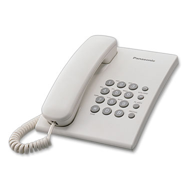 Panasonic KX-TS2350RUW (белый) {повтор номера, регул-ка громкости, кр.на стену}