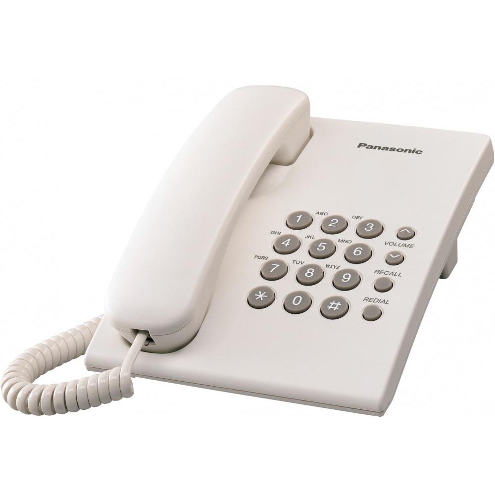 Panasonic KX-TS2350RUW (белый) {повтор номера, регул-ка громкости, кр.на стену}