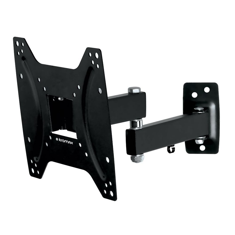 Кронштейн для телевизора Kromax OPTIMA-204 черный 15"-42" макс.25кг настенный поворотно-выдвижной и наклонный
