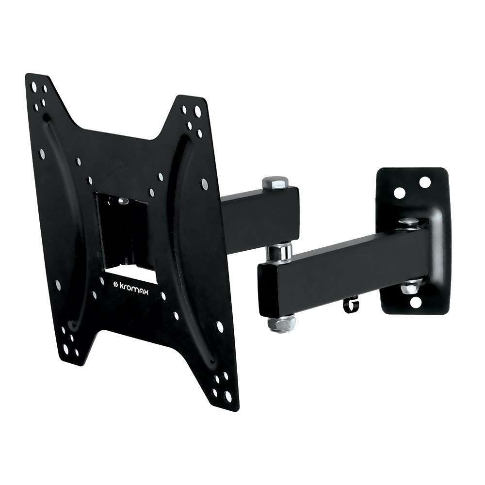 Кронштейн для телевизора Kromax OPTIMA-204 черный 15"-42" макс.25кг настенный поворотно-выдвижной и наклонный