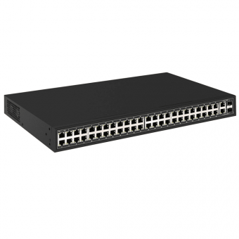 Коммутатор Osnovo SW-64822(700W) 50x100Мбит/с 48PoE 700W неуправляемый