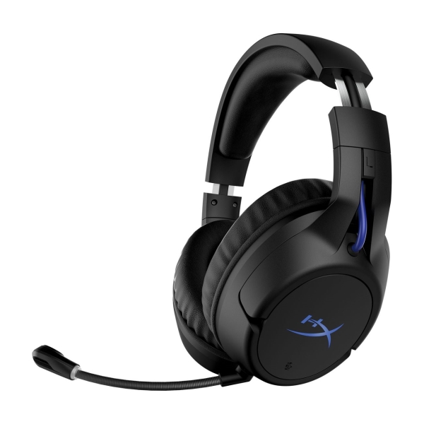 Гарнитура игровая HyperX Cloud Flight for PS5, для ПК и игровых консолей, накладные, радио, черный [hhsf1-ga-bk/g]