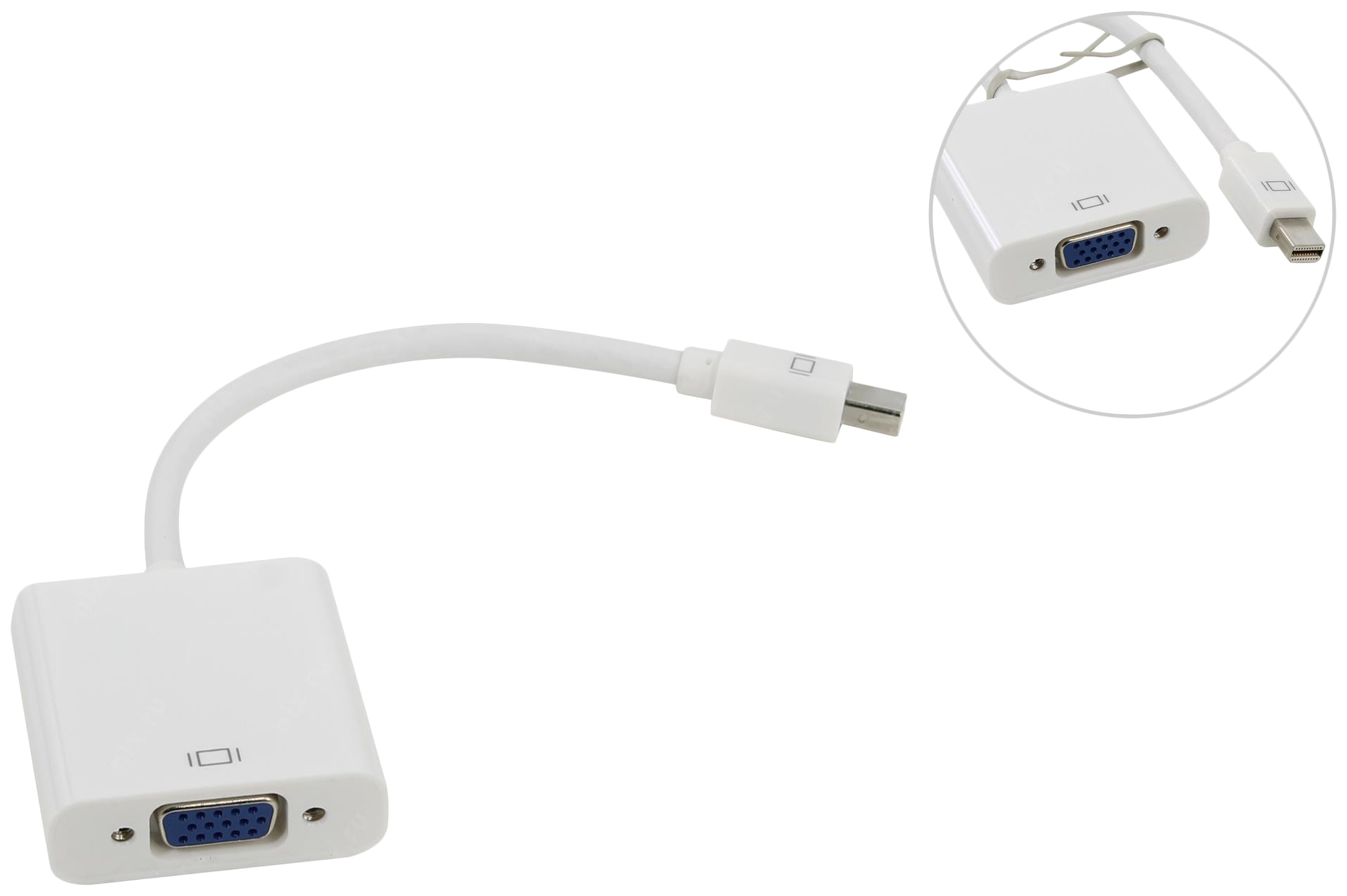 Адаптер MINI-DP TO VGA 0.2M TA6070 TELECOM