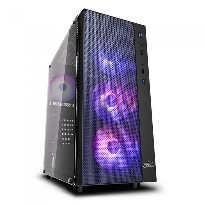 ATX Miditower Deepcool MATREXX 55 MESH ADD-RGB 4F Black