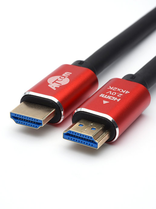Кабель HDMI 5 m (Red/Gold, в пакете)  VER 2.0