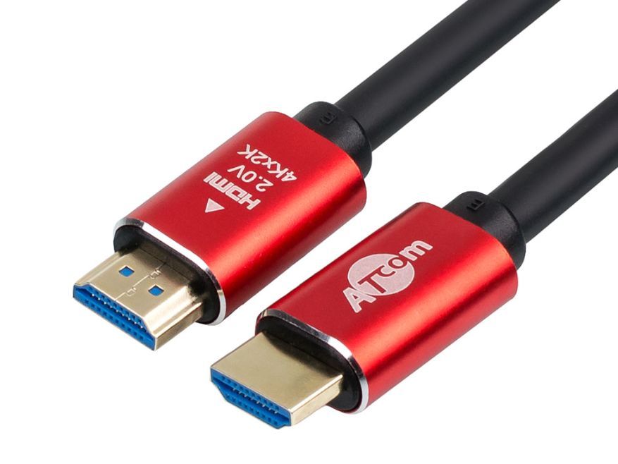 Кабель HDMI 5 m (Red/Gold, в пакете)  VER 2.0