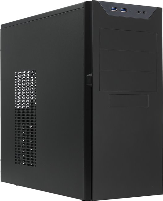 Корпус ATX Miditower Powerman BA833BK 600W USB3.0 Black