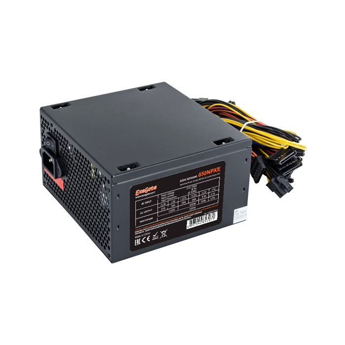 Блок питания 650W ExeGate 650NPXE