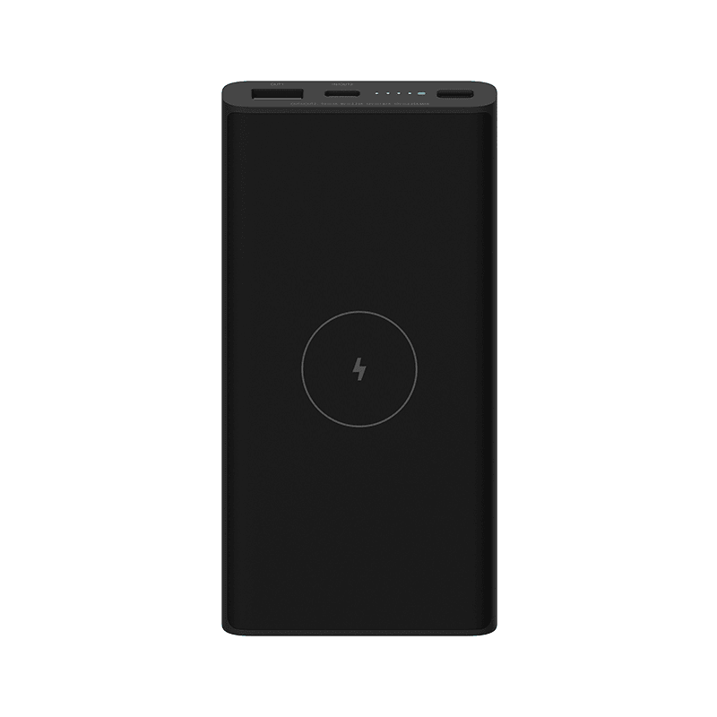 Внешний аккумулятор (Power Bank) Xiaomi 10W Wireless, 10000мAч, черный [bhr5460gl]