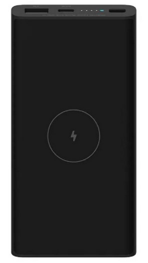 Внешний аккумулятор (Power Bank) Xiaomi 10W Wireless, 10000мAч, черный [bhr5460gl]