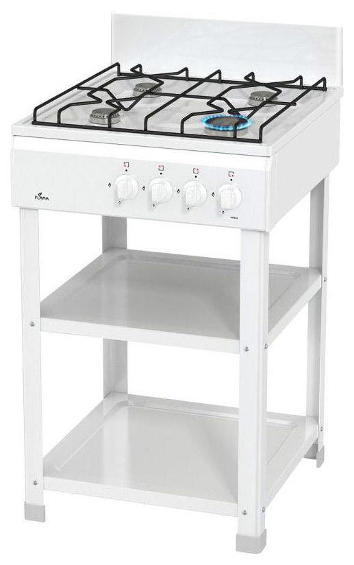 Плита Газовая Flama AVG 1402 W белый эмаль (настольная)