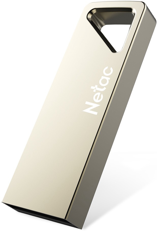 Флеш Диск Netac 8Gb U326 NT03U326N-008G-20PN USB2.0 серебристый