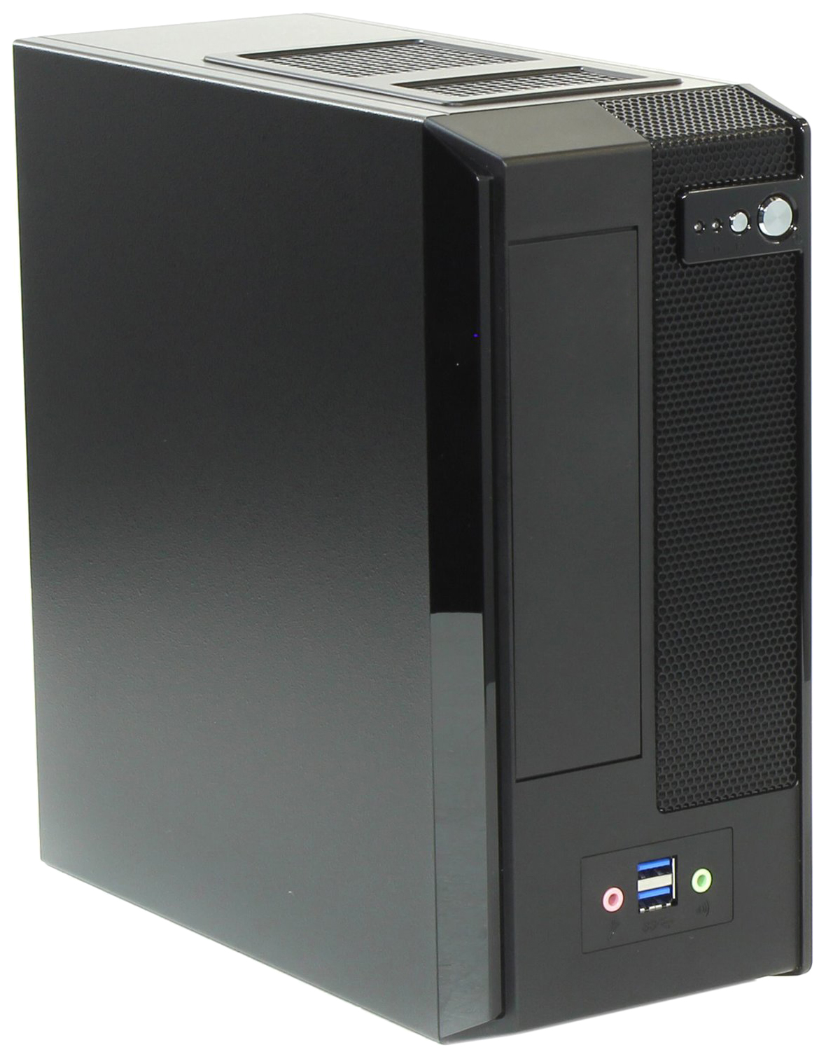 Корпус Slim Case InWin BM677 Black 160W  2*USB 3.0+AirDuct+Fan+Audio