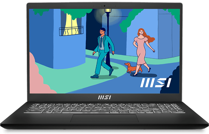 Ноутбук MSI Modern 15 B12M-235RU [9S7-15H112-235] Black 15" {FHD i7-1255U/16Gb/512Gb SSD/W11Pro}