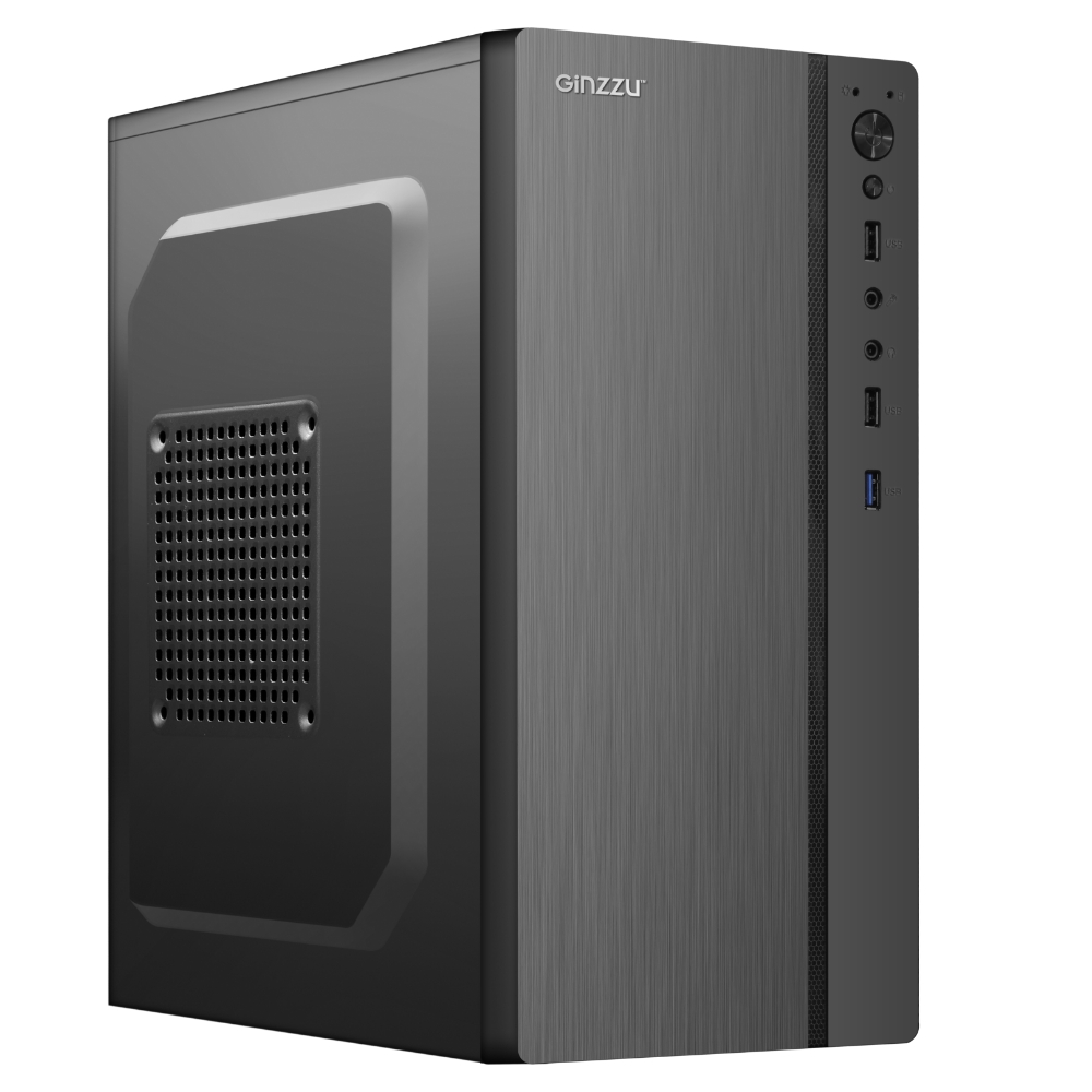 Корпус Ginzzu B200 mATX без БП Black