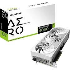Видеокарта Gigabyte PCI-E 4.0 GV-N4090AERO OC-24GD NVIDIA GeForce RTX 4090 24576Mb 384 GDDR6X 2535/21000 HDMIx1 DPx3 HDCP Ret