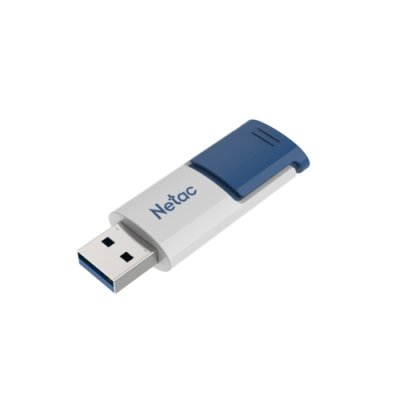 Флешка 32Gb USB 3.0 Netac U182, белый/синий (NT03U182N-032G-30BL)