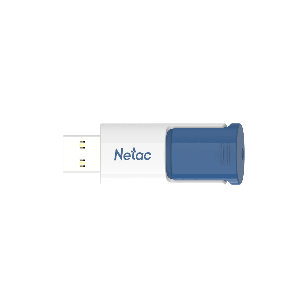 Флешка 32Gb USB 3.0 Netac U182, белый/синий (NT03U182N-032G-30BL)