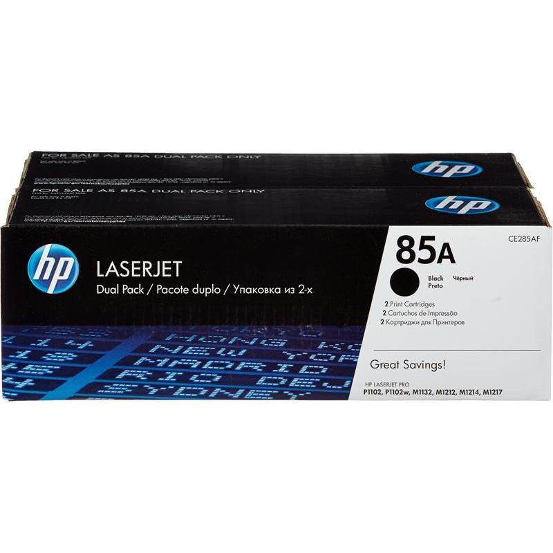 Тонер-картридж набор из 2 шт/ HP 85A Black Dual Pk LJ Toner Cartridge