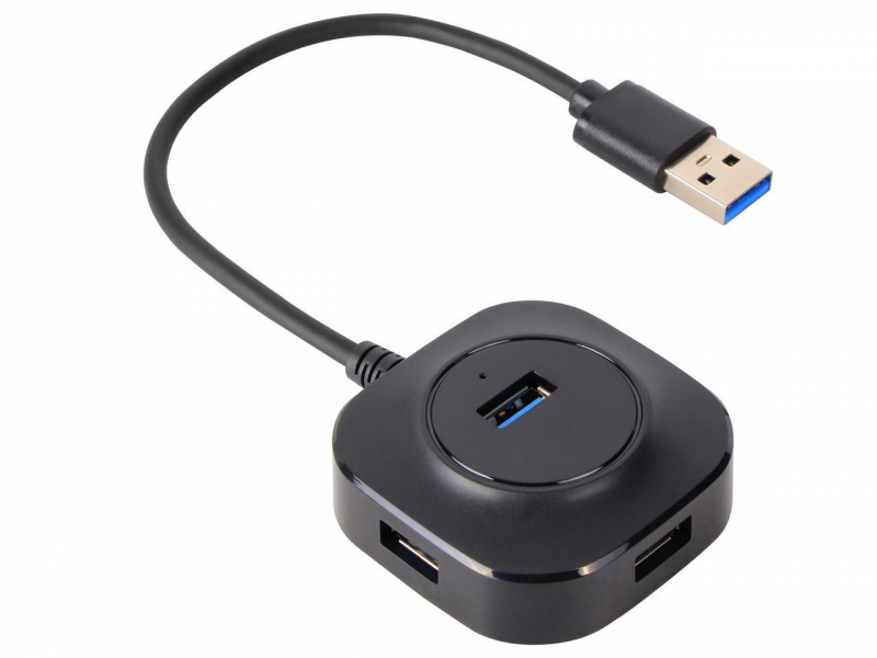 Кабель-концентратор USB3.0----4 USB3.0 +microUSB 0.3m VCOM (DH307)