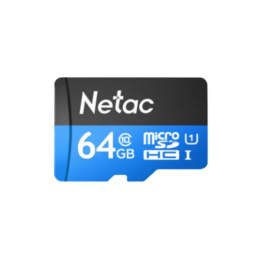 Карта памяти 64GB Netac NT02P500STN-064G-S microSDHC (без SD адаптера) 80MB/s