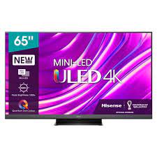 65" Телевизор Hisense 65U8HQ (4K Ultra HD 3840x2160, Smart TV) темно-серый