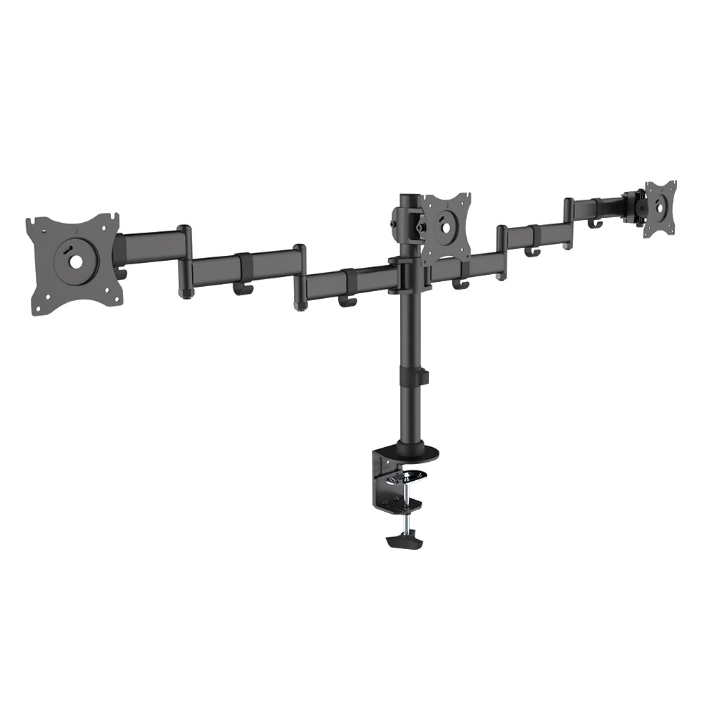 Кронштейн ARM Media LCD-T15 10-34' до 30кг Vesa до 100x100 черный для трех мониторов