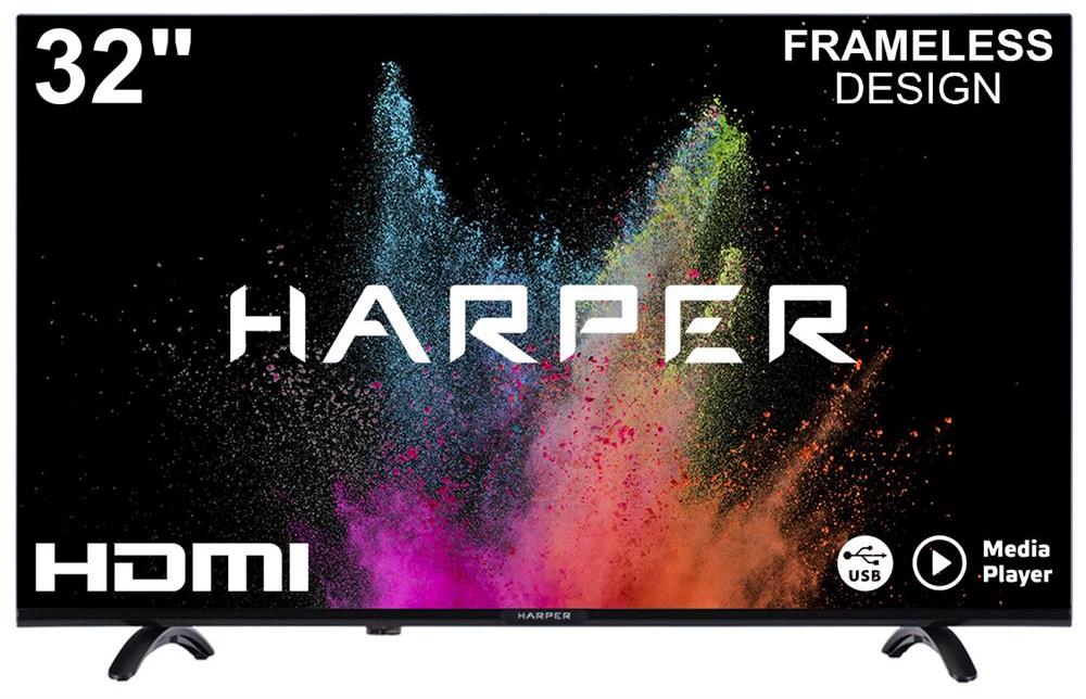 32" Телевизор Harper 32R721T (HD 1366x768) черный