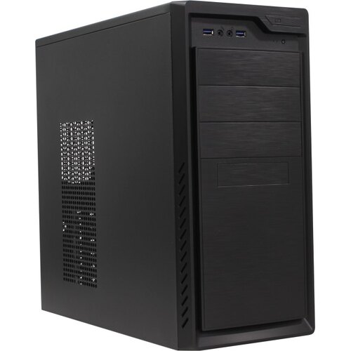 Корпус Powerman BA831, ATX, Mini-Tower, 2xUSB 3.0, черный, 600 Вт (6178877)