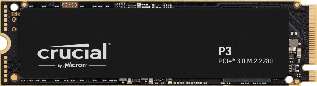 SSD 1000Gb Crucial P3 (CT1000P3SSD8) M.2 2280 PCIe NVMe 3.0 x4