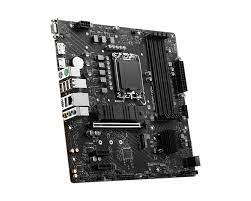 Материнская плата MSI PRO B760M-P DDR4 {LGA1700, 4xDDR4 4xSATA3 RAID 2xM.2 HDMI DP mATX} RTL
